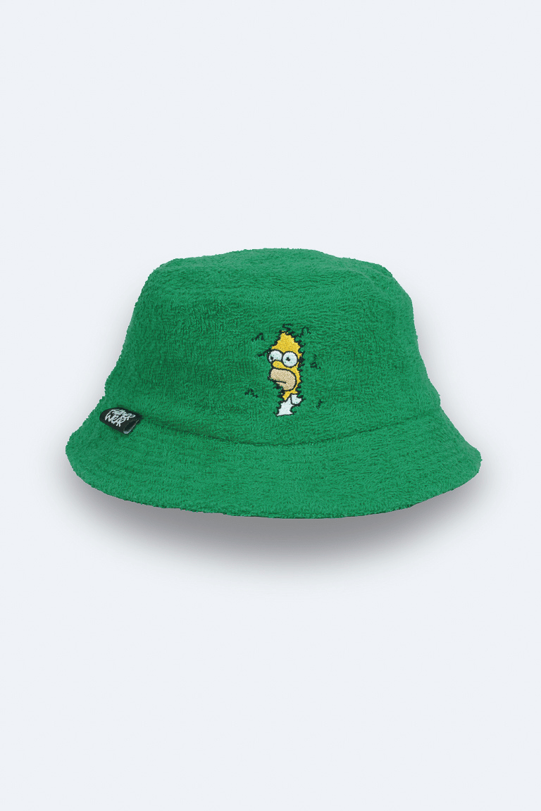 Homer in the Bushes Unisex Bucket Hat